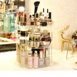 High Quality 360° Rotating Crystal Cosmetic Storage Box
