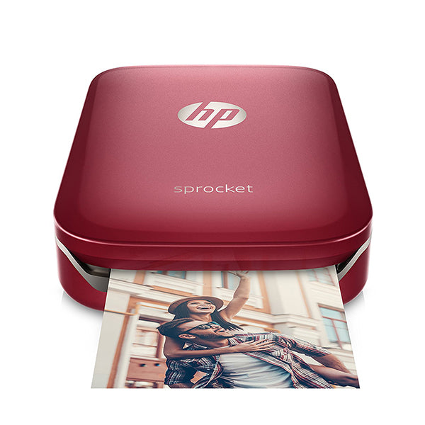 HP SPROCKET PORTABLE PHOTO PRINTER, PRINT SOCIAL MEDIA PHOTOS ON 2X3 STICKY-BACKED PAPER - BLACK