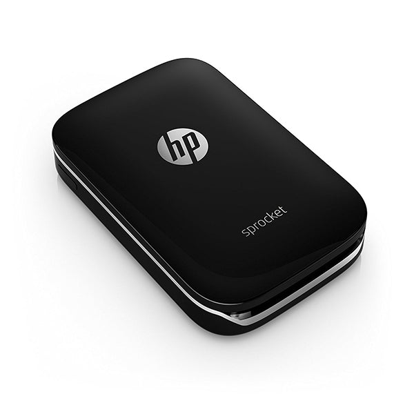 HP SPROCKET PORTABLE PHOTO PRINTER, PRINT SOCIAL MEDIA PHOTOS ON 2X3 STICKY-BACKED PAPER - BLACK