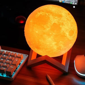 3D Paint Moon Light Lamp--Order 2