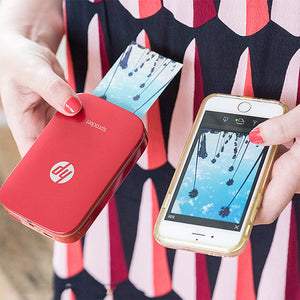 HP SPROCKET PORTABLE PHOTO PRINTER, PRINT SOCIAL MEDIA PHOTOS ON 2X3 STICKY-BACKED PAPER - BLACK