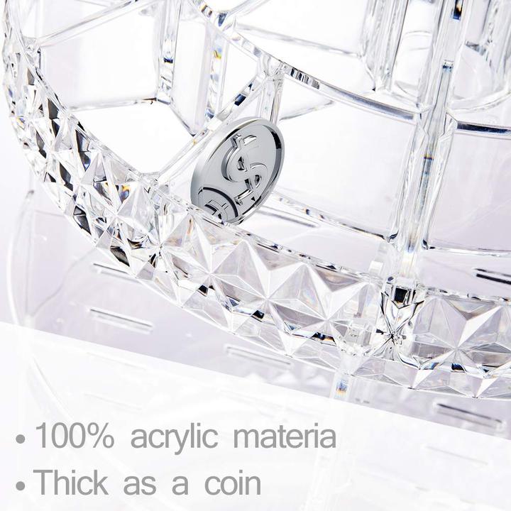High Quality 360° Rotating Crystal Cosmetic Storage Box