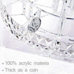 High Quality 360° Rotating Crystal Cosmetic Storage Box