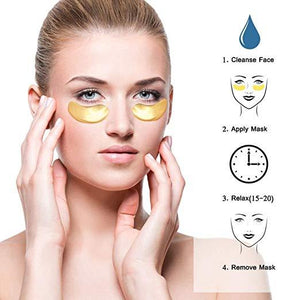 Gold Crystal Collagen Eye Mask (20 Pairs)