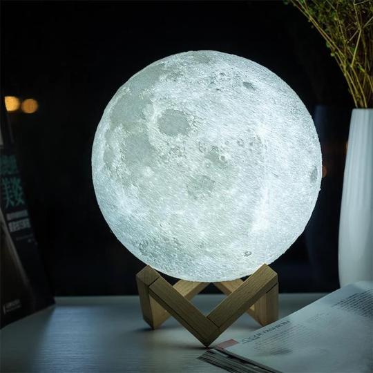 3D Paint Moon Light Lamp--Order 2