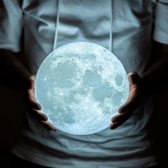 3D Paint Moon Light Lamp--Order 2